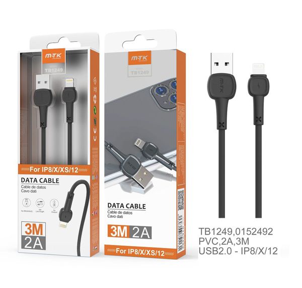 Cabo de Carregamento USB-Lighting Iphone