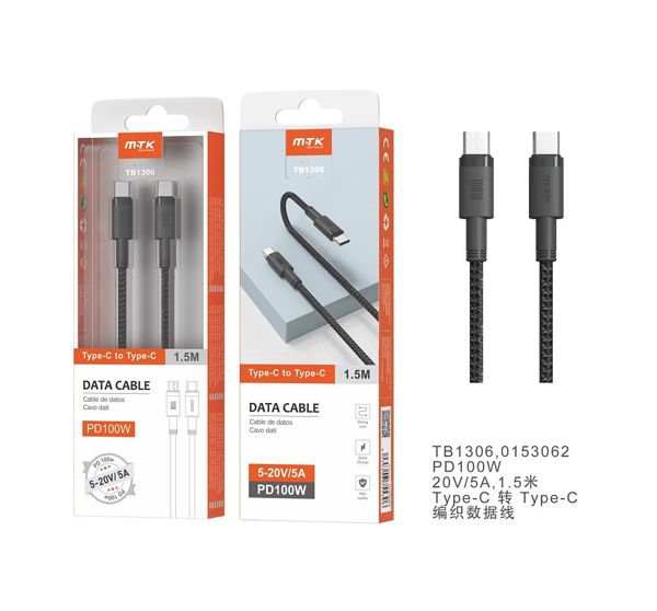 Cabo de Carregamento TipoC-TipoC 5A