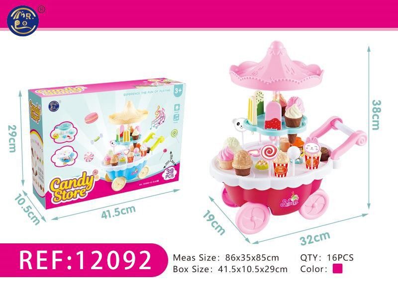 CONJUNTO CARRINHO DE GELADOS