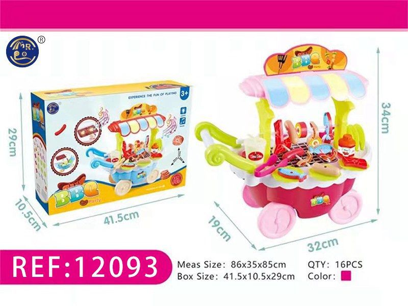 CONJUNTO CARRINHO CHURRASCO