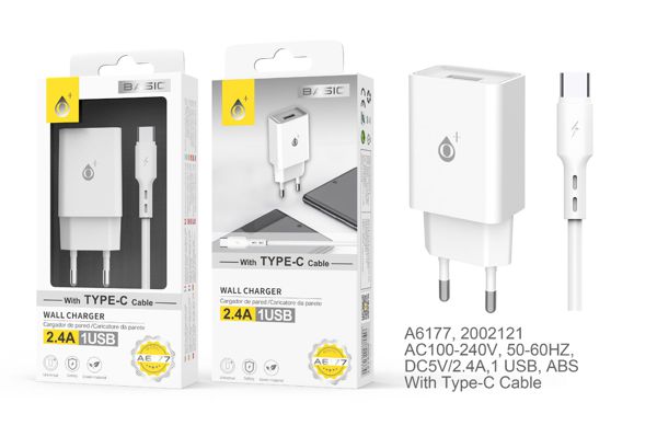 Carregador de Parede S.Basic Wilson A6177 Branco