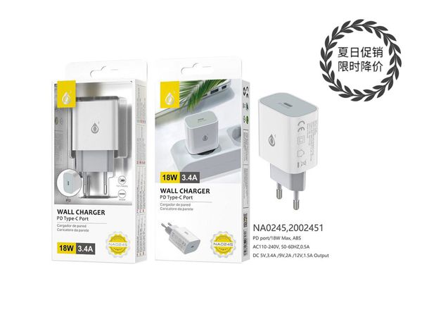 Carregador Ultra Rápido Entrada USB NA0245 Branco