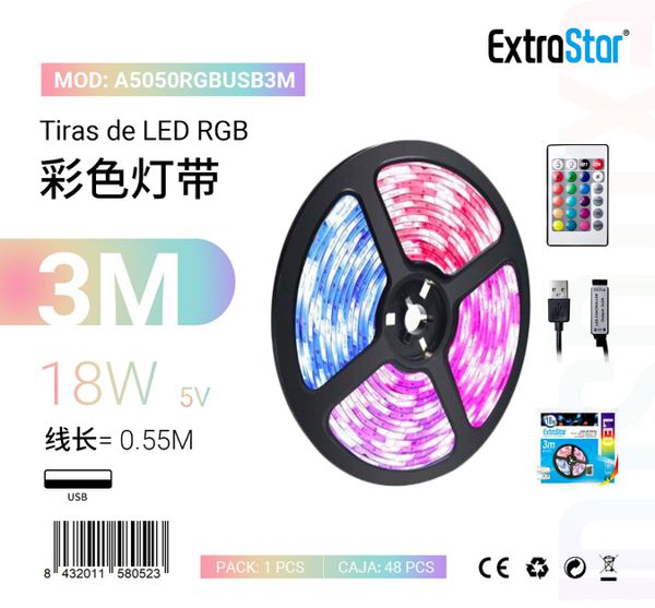 PORTALAMPRAS PORCELANA E27 95SQE22 CJ144 LED USB 18W 3 90LED