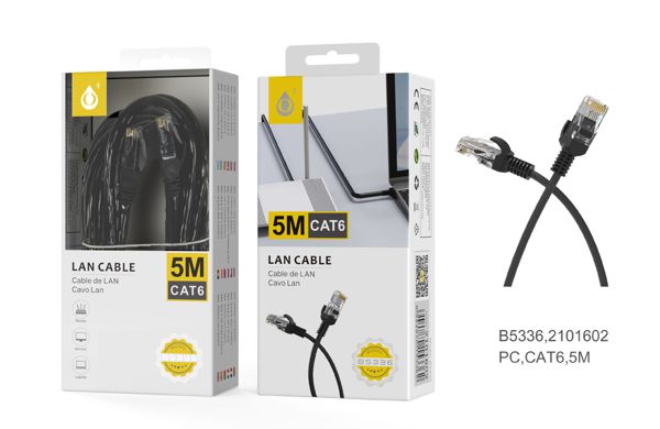 Cabo Ethernet CAT6 B5336 5 metros