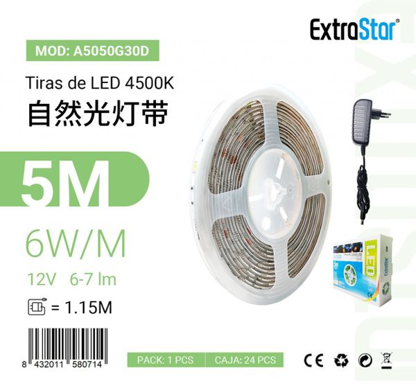 TIRAS DE LED 5M 150LED VERDE LED 5