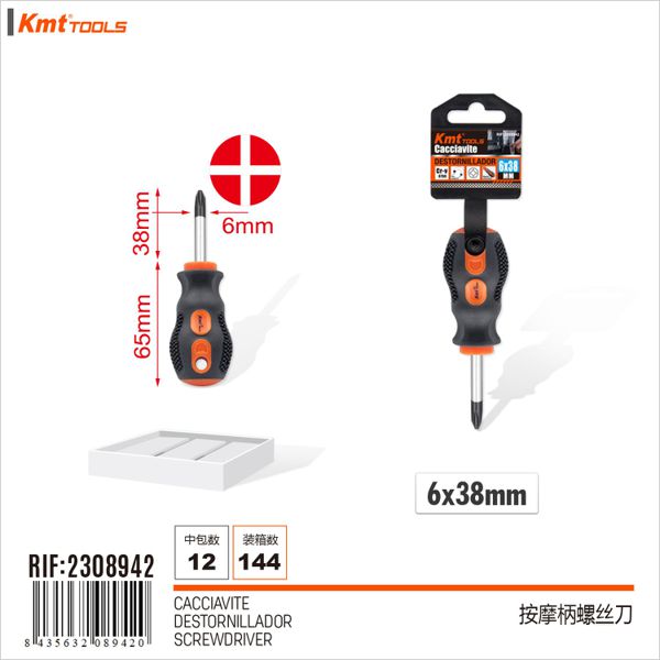 Chave de fenda de manual 6*38+