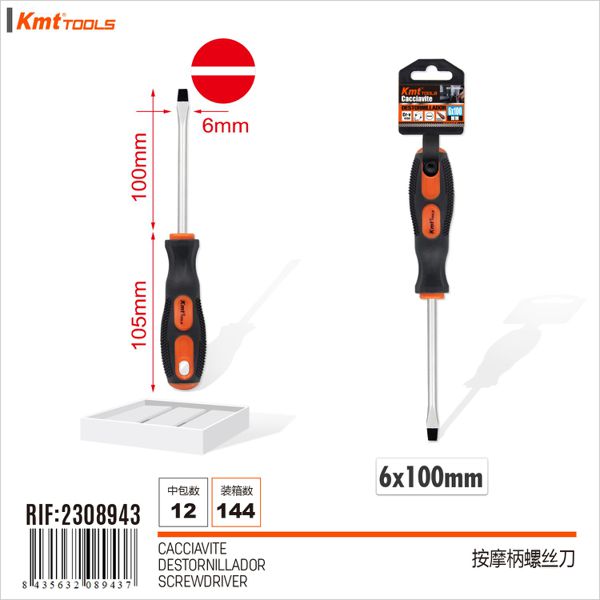 Chave de fenda de manual 6*100-