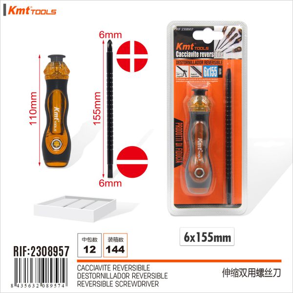 Conjunto Chaves de Fendas 6*155mm