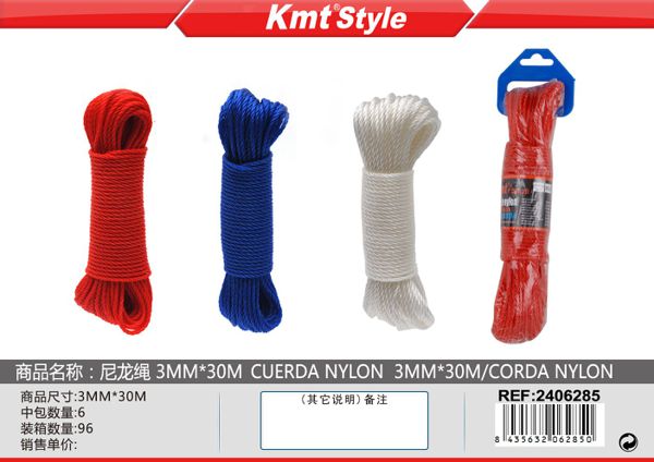 Corda Nylon 3*30mm