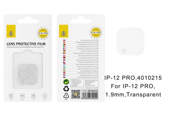 Protetor de vidro para câmeras iPhone 12 Pro (6.1 Pulgadas)