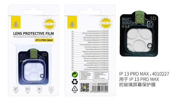 Protetor de vidro para câmeras iPhone 13 Pro Max