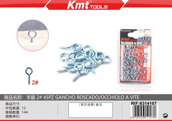 Gancho Fechado 2# 45pcs