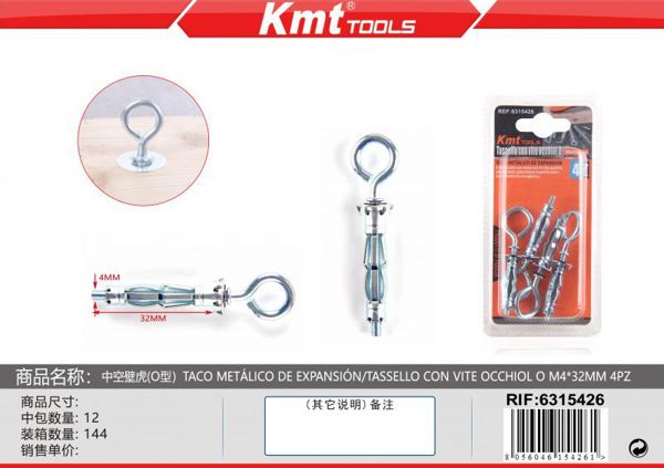 Bucha Metalico M4*32mm 4csp