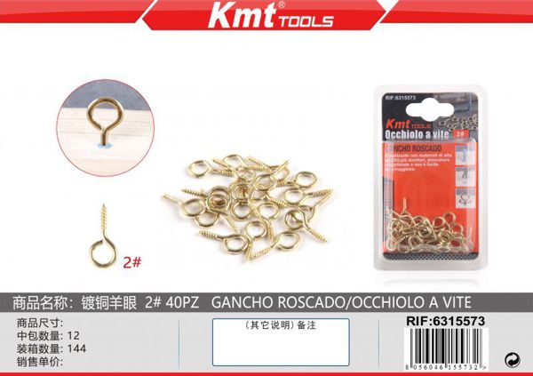 Gancho Fechado 2# 40pcs