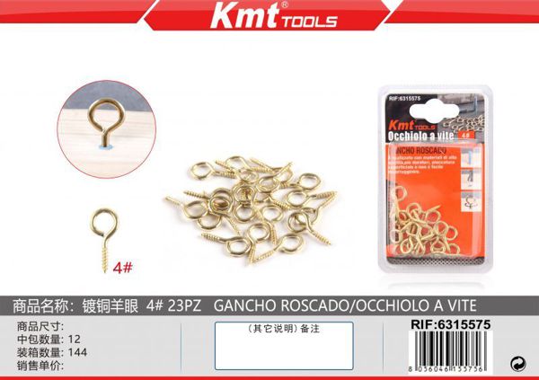 Gancho Fechado 4# 23pcs