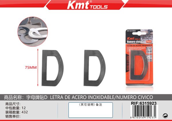 Numero de Aço Inoxidável D