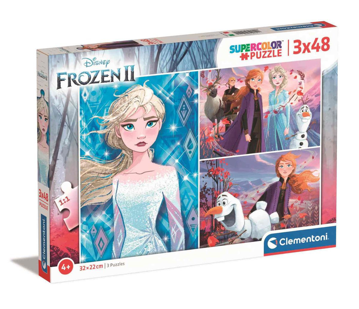 PUZZLE 3X48 FROZEN 2
