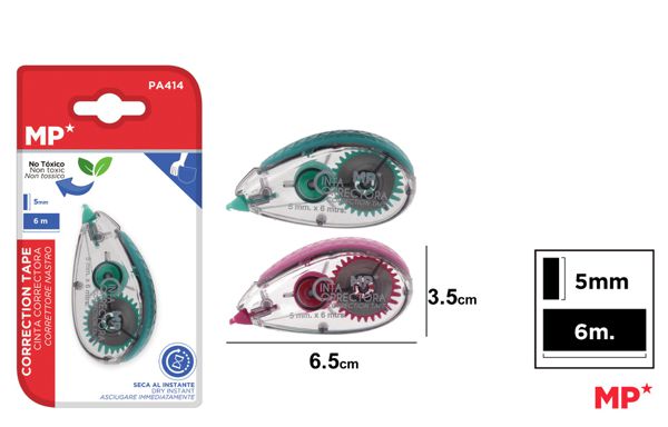 CORRETOR FITA 5MMx6M
