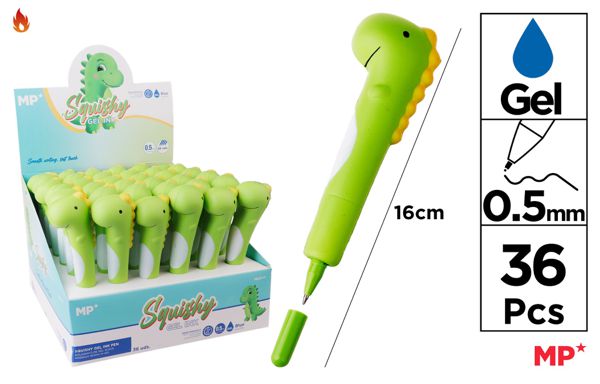 CANETA SQUISHE DINOSAURIO 0.5MM