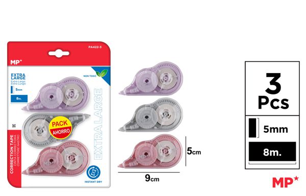 CORRETOR FITA 3U 5MMX8M MORANDI