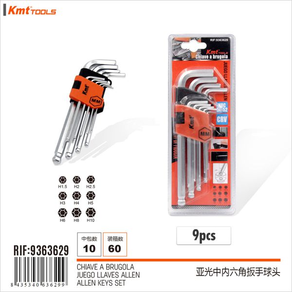 Chave Sextavada 9pcs 6320342