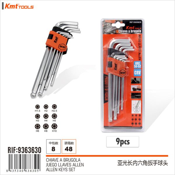 Chave Sextavada 9pcs 6320343