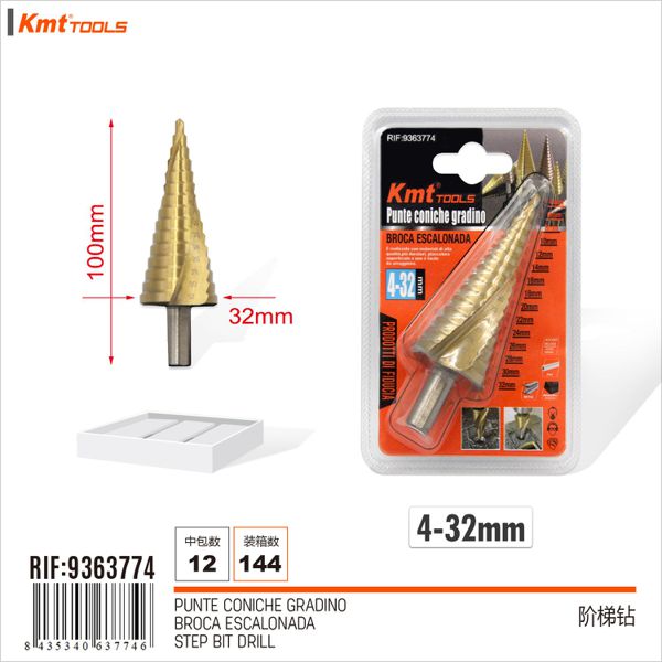Broca Escalonada 4-32mm