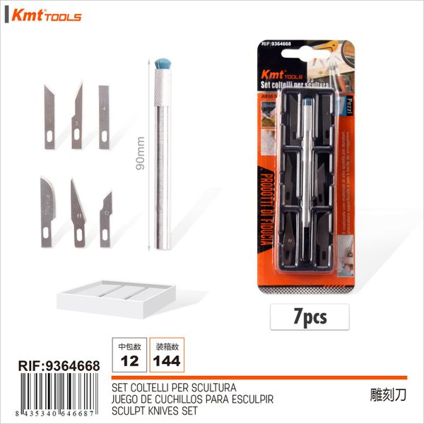 Laminas para esculturas 7pcs