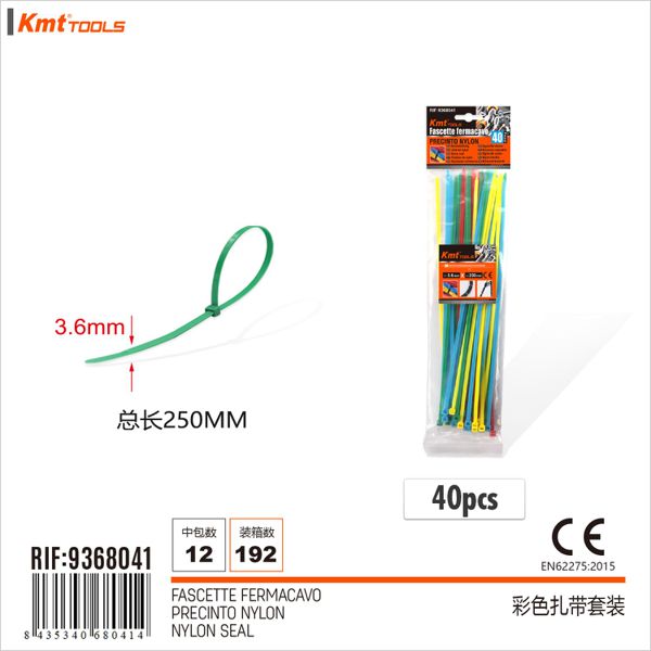 Abracadeiras Cor 3.6*250mm 40pcs