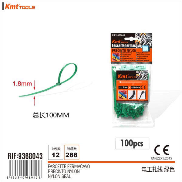 Abracadeiras Nylon 1.8*100mm/100pcs