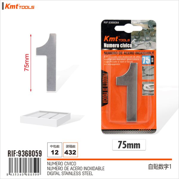 Numero de Aço Inoxidável 1