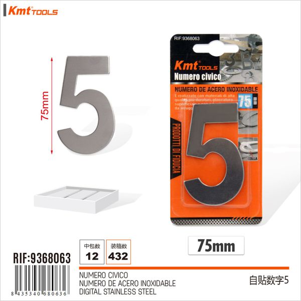 Numero de Aço Inoxidável 5