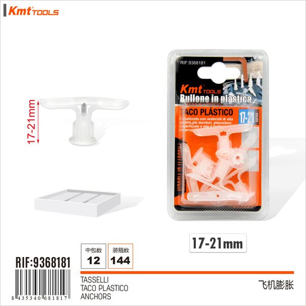 Bucha Para Pladur 17-21mm 7pcs