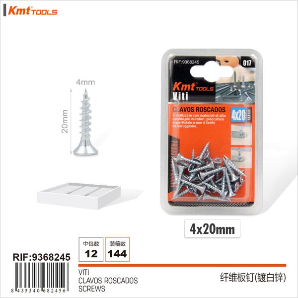 Parafuso 4*20mm 38pcs