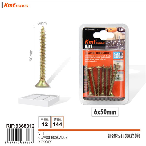 Parafuso 6*50mm 7pcs