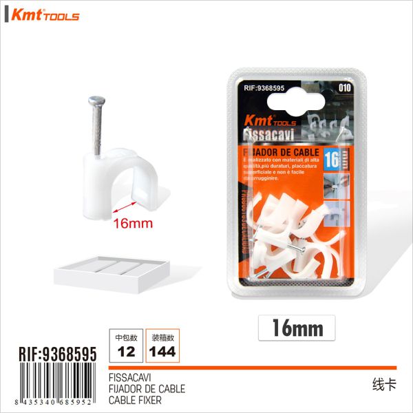 Fixador De Cabos 16mm 10pcs