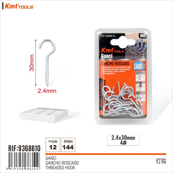 Gancho 2.4*30mm 22pcs