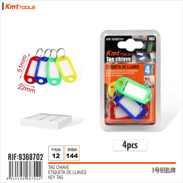 Etiqueta De Chaves 4pcs