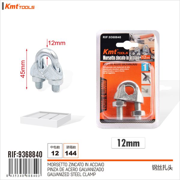 Abraçadeiras de Aço Galvanizado 12mm 1pcs