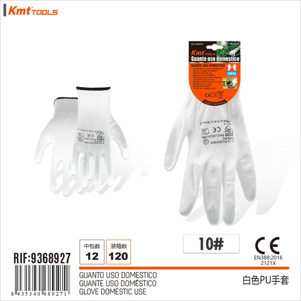 Luvas De Proteção Branco 10#