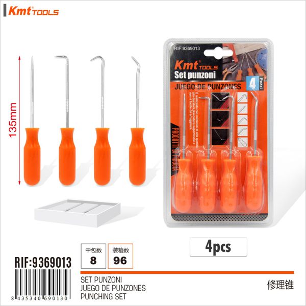 jogo punções cónicos 4pcs