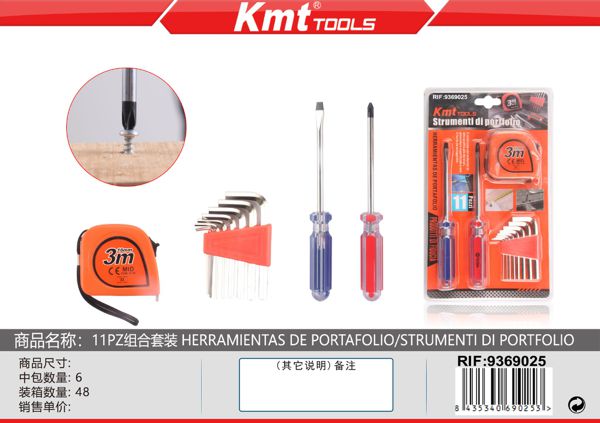 Conjunto Ferramentas 11PCS