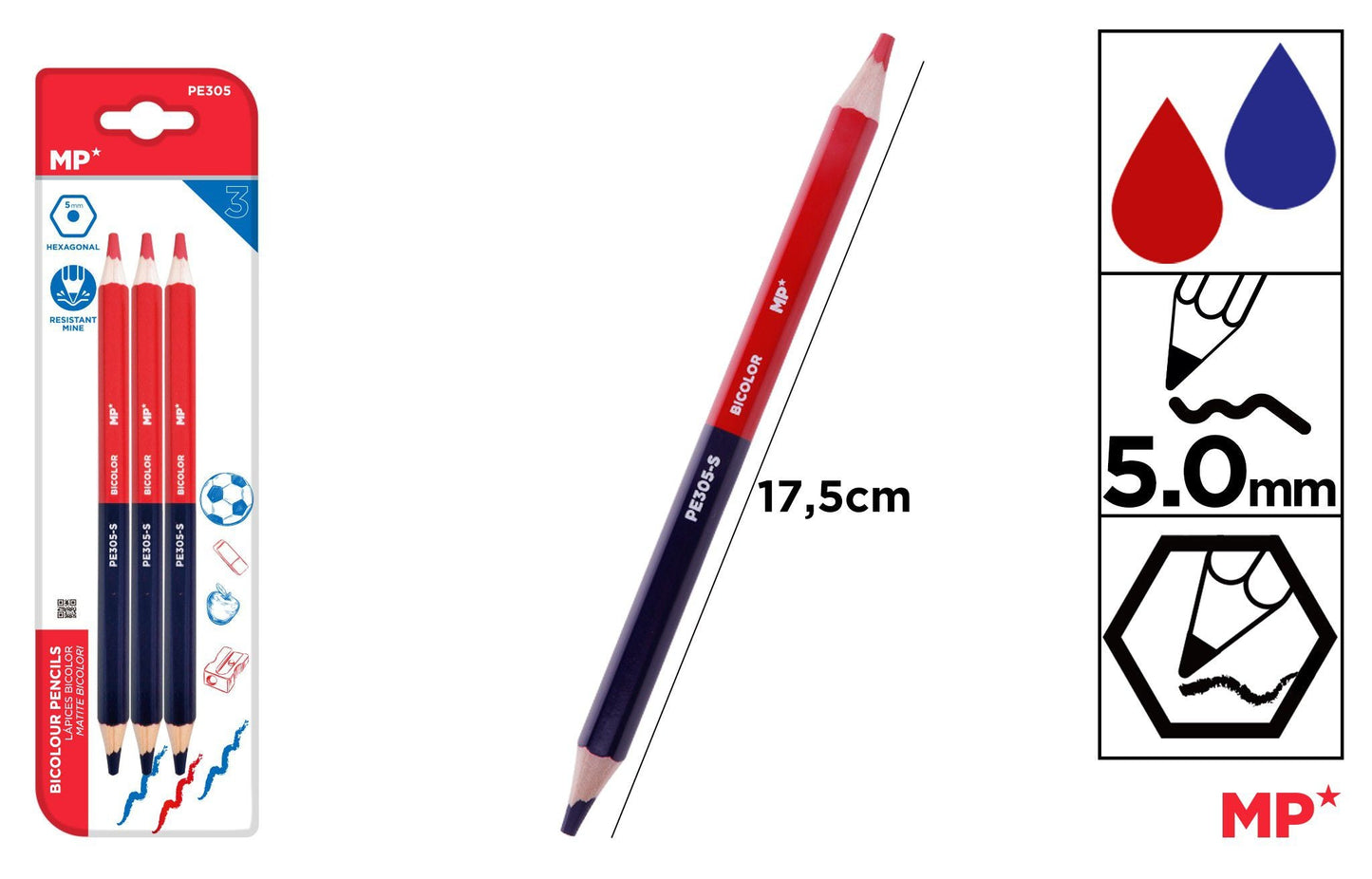 LAPIS BICOLOR GRUESO