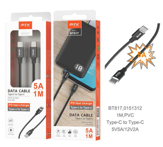 Cabo de Carregamento TypeC-TipoC