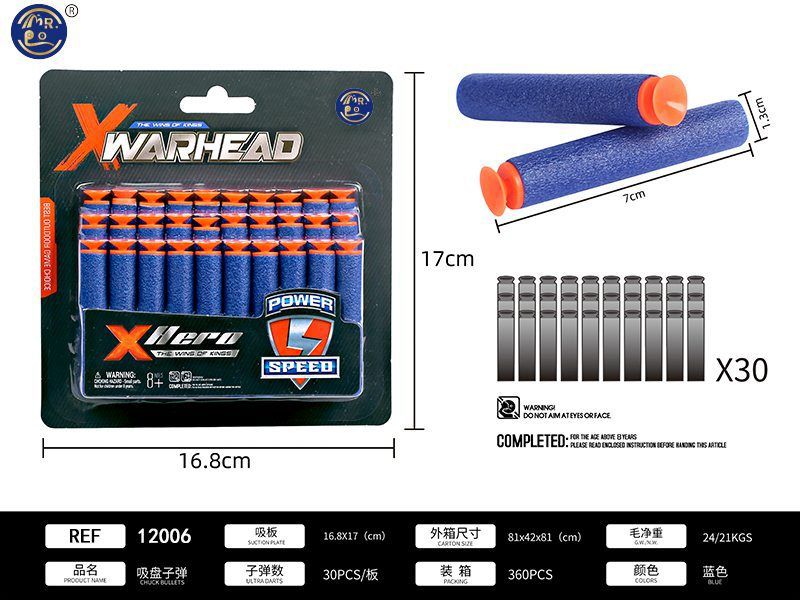 PISTOLAS DARDOS 30pcs