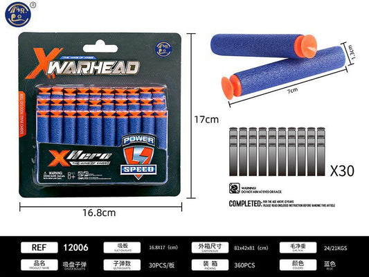 PISTOLAS DARDOS 30pcs