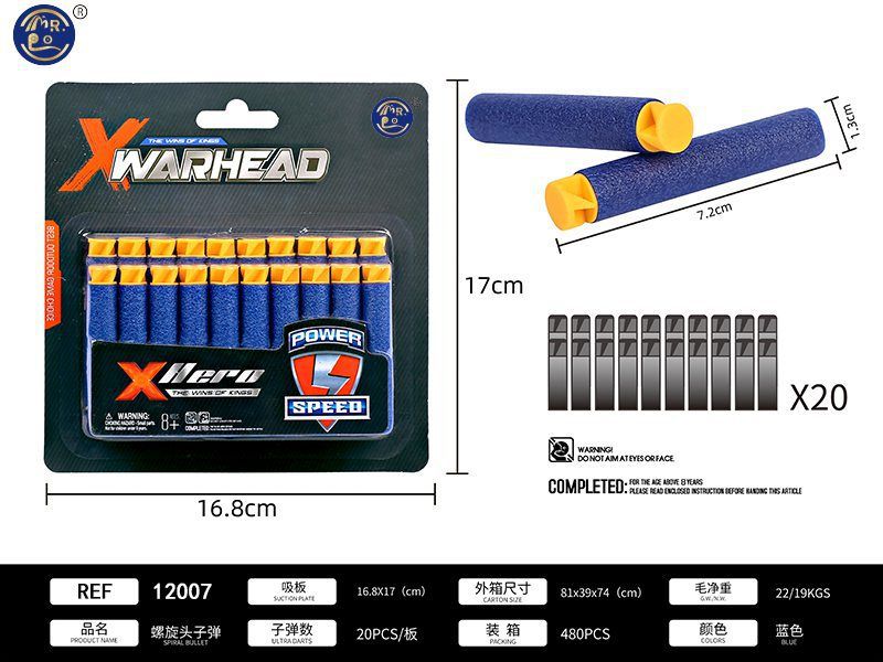 PISTOLAS DARDOS 20pcs