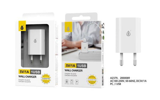 Carregador Entrada USB A2379 Branco
