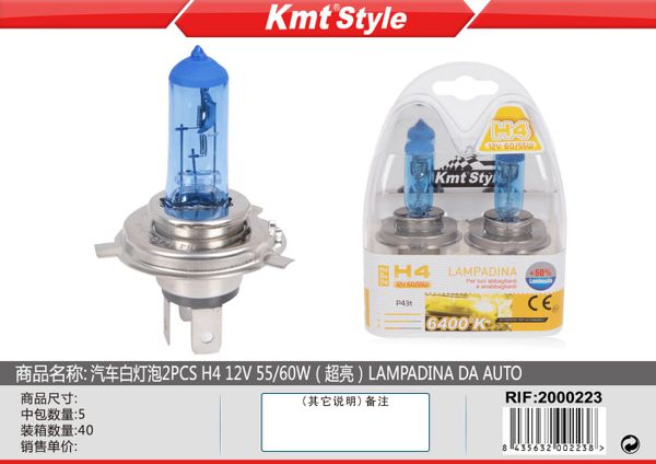 Lampada de Carro H4 12V 55/60W 2pcs