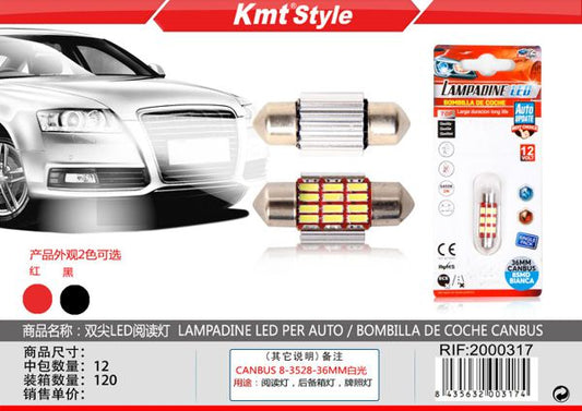 Lampadas de LED para Carro 1pcs 36mm
